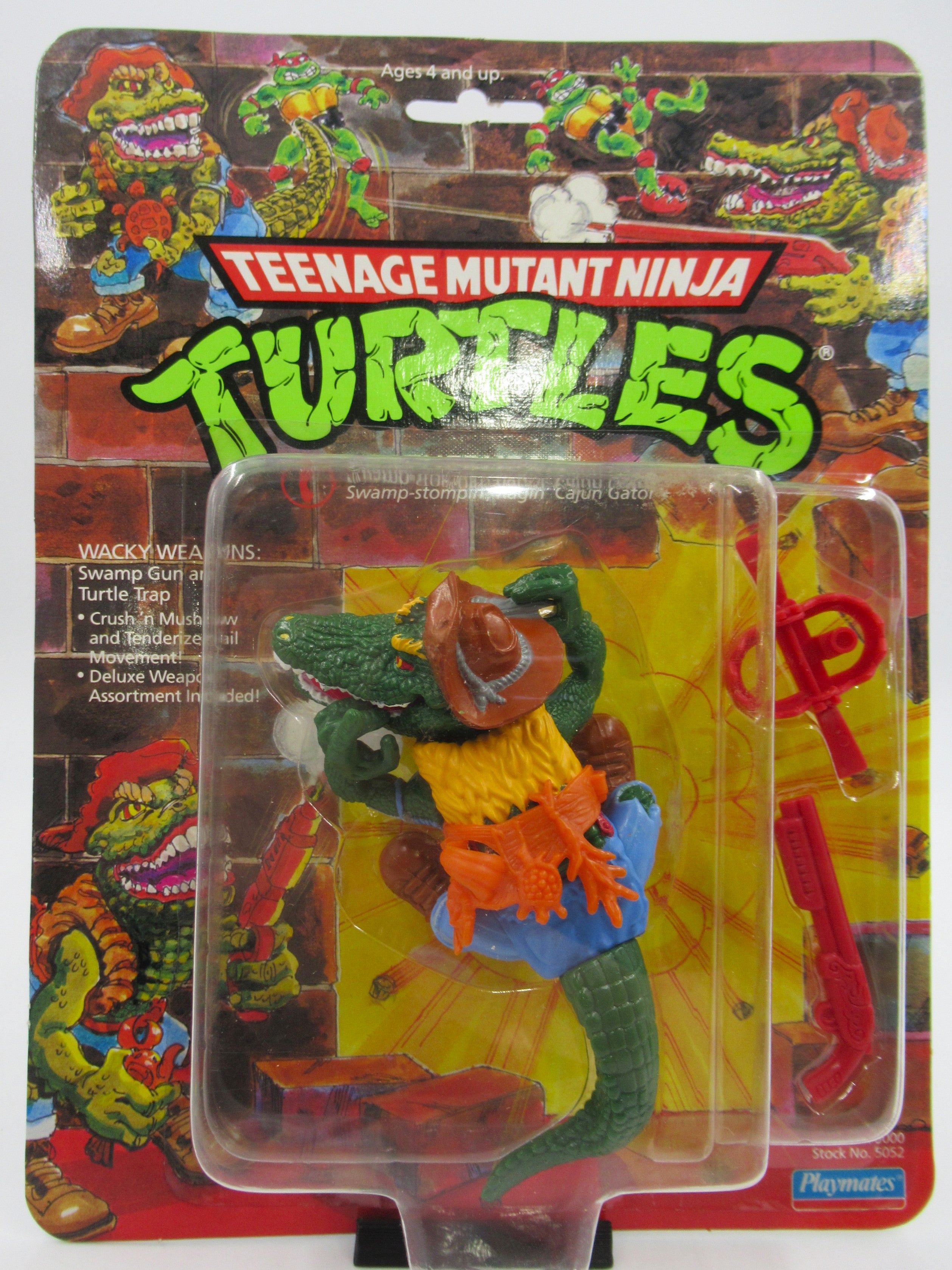 Teenage Mutant Ninja Turtles Leatherhead 4.5" Figure TMNTs - Playmates (1989)